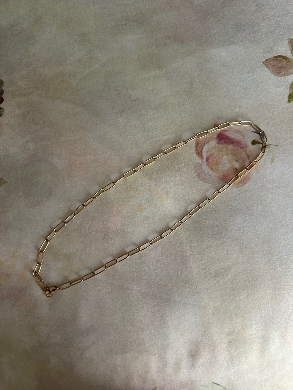 Mejuri Gold Paperclip Chain Necklace